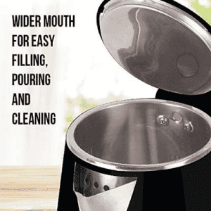 Havells Aqua Plus Electric Kettle | 1500 W | 1.2 L | Black