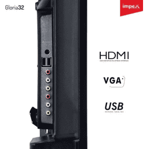 IMPEX HD Ready LED TV | 81.28 cm (32 inch) | Black | Gloria 32 AY20 Bezel Less