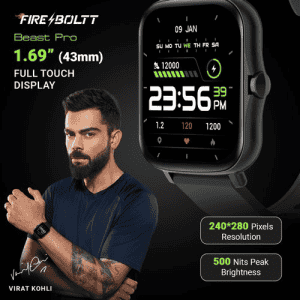 Fire-Boltt Beast Pro Smartwatch | BSW016 | Black