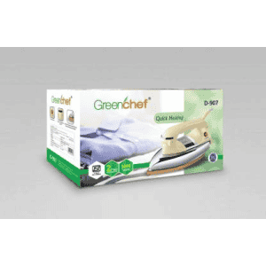 Greenchef D - 907 Quick Heating 1000 W Dry Iron | Yellow