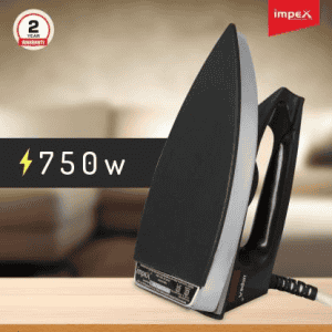 IMPEX Showy 750 W Dry Iron | Black