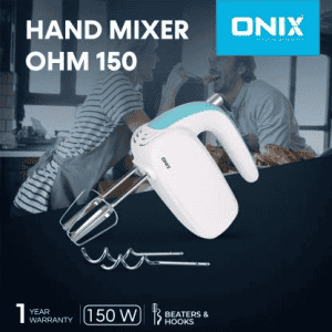 Onix OHM 150 150 W Hand Blender | White Cyan Blue