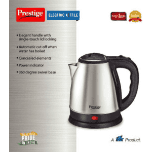 Prestige PKOSS 1.5 Electric Kettle-1.5 L | Silver