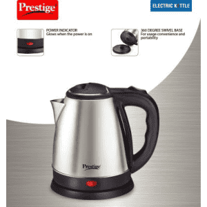 Prestige PKOSS 1.5 Electric Kettle-1.5 L | Silver