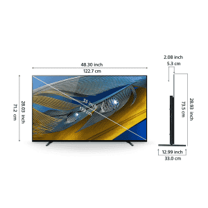 Sony Bravia XR-| 138.8 cm (55 inch) | 4K Ultra HD Smart OLED Google TV XR-55A80J | Black