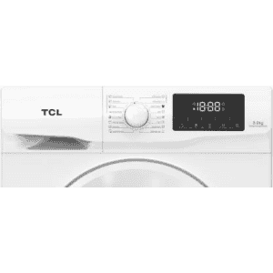 TCL 8 kg Fully Automatic Front Load with In-built Heater | TWF80-G123061A03 | White