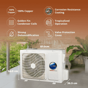 Lloyd 1.0 Ton 3 Star Voice |  WiFi Enabled Inverter Split AC with Anti-Viral Filter | HEPA Filter | Activated Carbon Filter | GLS12I35WSHL