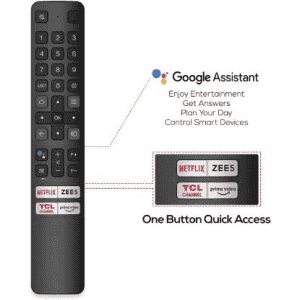 TCL 55 inch-139 cm | QLED Ultra HD-4K Smart Android TV | Mini LED with Video Call Camera  | 55C825 | Graphite Grey