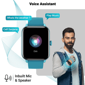 Fire-Boltt Ninja Bluetooth Calling Smartwatch |  SpO2 | Heart Rate Monitoring & AI Voice Assistant |  Free Size | DARK GREEN