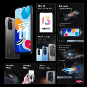Redmi Note 11 | 64 GB | 4 GB RAM | Space Black