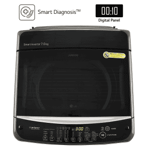 LG 8 Kg 5 Star Fully Automatic Top Load Washing Machine | T80SJMB1Z.ABMQEIL | Middle Black