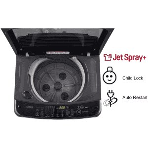 LG 8 Kg 5 Star Fully Automatic Top Load Washing Machine | T80SJMB1Z.ABMQEIL | Middle Black