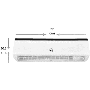 BPL 1 Ton 3 Star Inverter Split AC | BS-V123SX11 | White