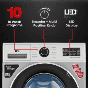 IFB 6 kg 5 Star In-built heater Fully Automatic Front Load with In-built Heater | EVA ZXS | Silver