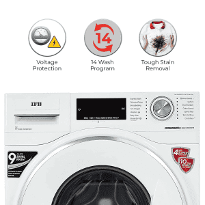 IFB 8.5 Kg 5 Star Fully Automatic Front Loading Washing Machine | Executive Plus VX ID | White