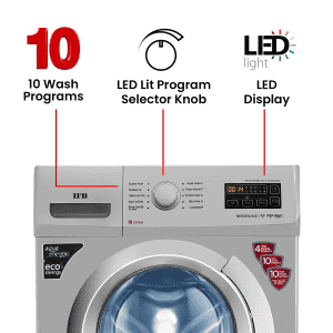 IFB Fully Automatic Front Load Washing Machine | 5 Star | 6 kg | White | NEO DIVA VXS 6010