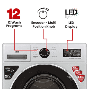 IFB Serena ZSS 7 kg 5 Star Fully Automatic Front Load Washing Machine | Auto Tub Clean | Silver