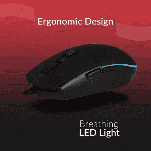 Zebronics Zeb-War Gaming Keyboard and Mouse Combo with Gold plated USB | Multi color LED with 4 modes
