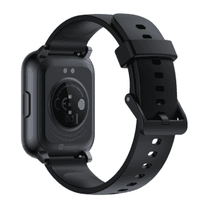 realme TechLife Watch S100 | Temperature Sensor Smartwatch | Black Strap