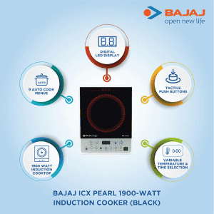 Bajaj Majesty ICX Pearl Induction Cooker | White