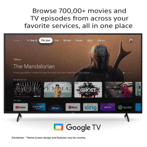 Sony 139 cm-55 Inch | Ultra HD-4K Smart Android TV | X75K Series KD-55X75K | Black