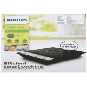 Philips Induction Cooktop | Push Button | Black Silver | HD 4920/00