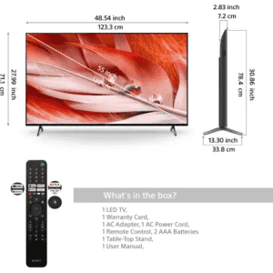 SONY X90J 138.8 cm-55 inch | Ultra HD-4K LED Smart TV | XR-55X90J