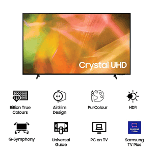 Samsung 8 Series | 65 Inch | Ultra HD 4K LED Smart TV | UA65AU8000KLXL | Black