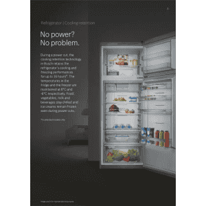 BOSCH Serie 4 290 Litres 3 Star Double Door Refrigerator CTC29S03NI | Sparkly Steel