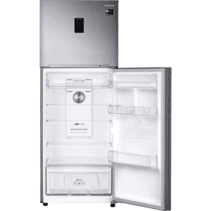 SAMSUNG 415 L Frost Free Double Door 4 Star Refrigerator RT42M553ESL/TL | Real Stainless