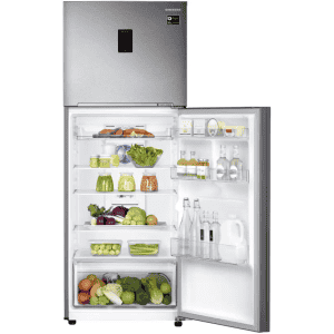 SAMSUNG 415 L Frost Free Double Door 4 Star Refrigerator RT42M553ESL/TL | Real Stainless