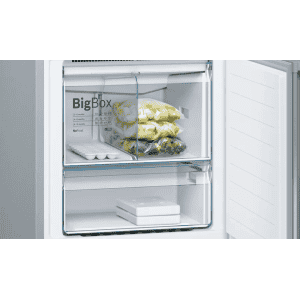 Bosch 559 Ltrs 2 Star Frost Free Double Door Refrigerator KGN56XI40I | Inox-easyclean