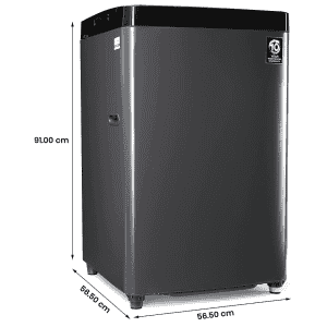 Godrej Fully Automatic Top Load Washing Machine | 6.5 kg | Grey | WTEON ADR 65 5.0 FDTN AURD