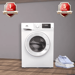 TCL 8 kg Fully Automatic Front Load with In-built Heater TWF80-G123061A03| White
