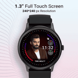 Fire-Boltt Hurricane Smartwatch | Free Size | Black