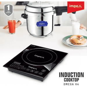 IMPEX Omega H4 Induction Cooktop Touch Panel | Black