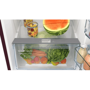 Bosch Serie 4 332 Litres Frost Free Vario Inverter Triple Door Refrigerator MultiAirflow System | CMC33WT5NI | Candy Red