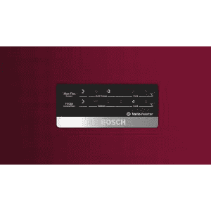 BOSCH Serie 4 364 Litres Frost Free Vario Inverter Triple Door Refrigerator | MultiAirflow System | CMC36WT5NI | Candy Red