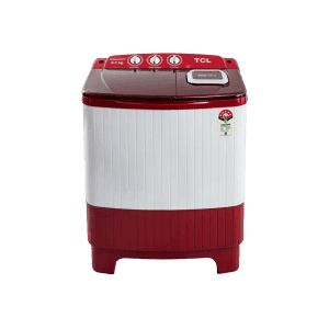 TCL 6.5 kg Semi Automatic Top Load Washing Machine | TWT65-N101TP | Burgundy