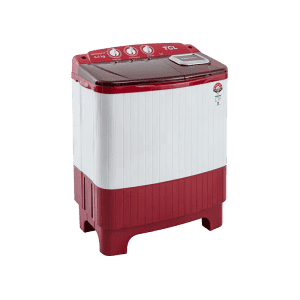 TCL 6.5 kg Semi Automatic Top Load Washing Machine | TWT65-N101TP | Burgundy