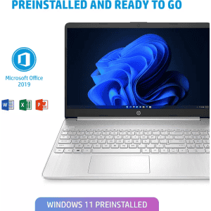 HP Ryzen 5 Hexa Core 5500U | 8 GB/512 GB SSD/Windows 11 Home |15s- eq2144au | Thin and Light Laptop | 15.6 inch | Natural Silver