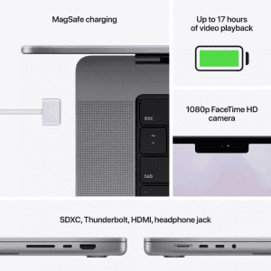APPLE 2021 Macbook Pro M1 Pro | 16 GB/512 GB SSD/Mac OS Monterey | MKGP3HN/A  | Space Grey