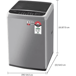 LG 6.5 kg Fully Automatic Top Load  | T65SNSF1Z | Silver