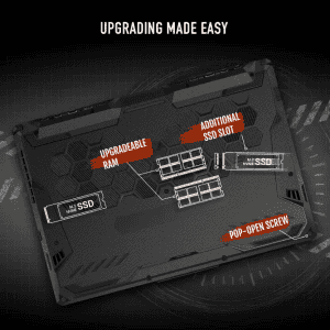 ASUS TUF Gaming Laptop | RTX 3050/144 Hz  | A17 Ryzen 7 Octa Core | 8 GB/512 GB SSD/Windows 11 Home | Graphite Black