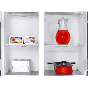 Kelvinator 500 litres Side-by-Side Refrigerator | KRS-B520SSV | Shiny Silver