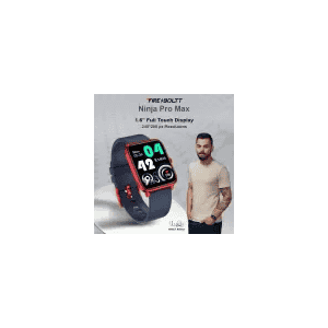 Fire Boltt Smart Watch| BSW026 |  Ninja Pro Max HD Full Touch | Red Navy