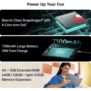 Oppo Pad Air | 4 GB RAM /128 GB ROM | 10.36 inch | Grey