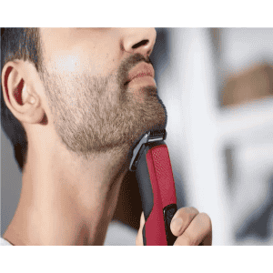 PHILIPS | BT1235/15 Trimmer 60 min Runtime 5 Length Settings | Maroon