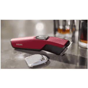 PHILIPS | BT1235/15 Trimmer 60 min Runtime 5 Length Settings | Maroon