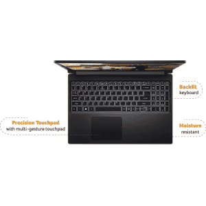 Acer ASPIRE 7 Gaming Laptop | AMD Ryzen 5 Hexa Core | R5-5500U | 8GB | 512GB | 4 GB Graphics | GTX1650 | Black | A715-42G-R2NE